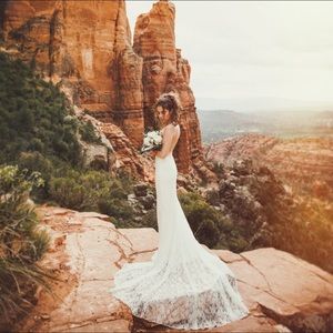 Boho wedding dress